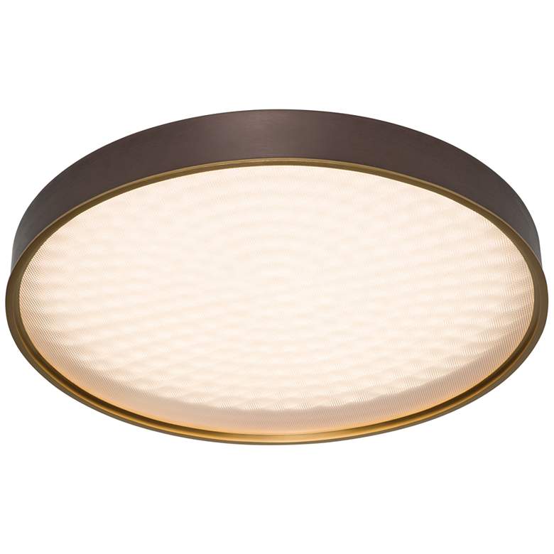 Image 1 Pan 19.8" Deep Taupe Flush Mount