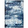 Panache PN6988 5&#39;3"x7&#39;6" Blue and Ivory Area Rug