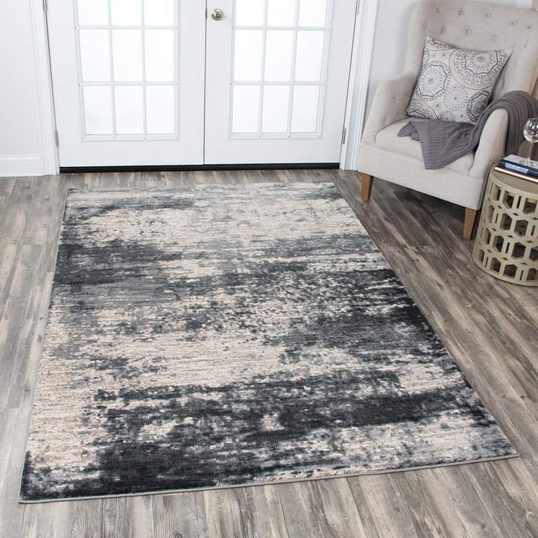 Image 1 Panache PN6990 5&#39;3 inchx7&#39;6 inch Taupe and Gray Area Rug