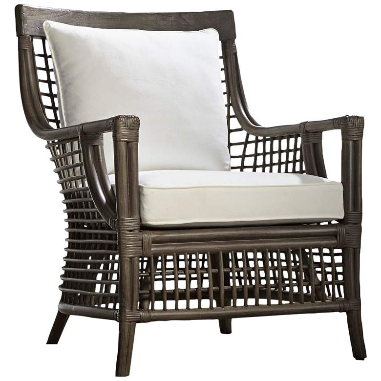 Image 1 Panama Jack Millbrook Kubu Gray Rattan Lounge Chair