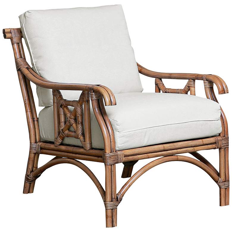 Image 1 Panama Jack Plantation Bay Honey Rattan Lounge Chair