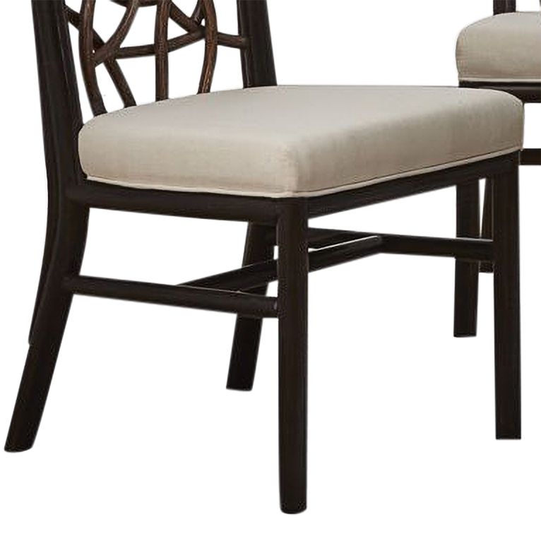 Panama Jack Trinidad Black and Tan Rattan 5Piece Dining Set 575W0