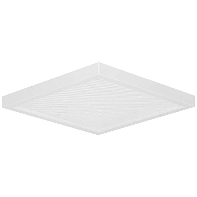 Pancake Disc 5 1/2&quot; Square White LED Outdoor Ceiling Light