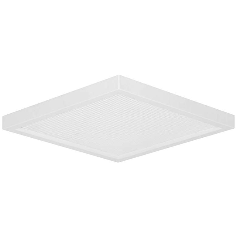 Image 2 Pancake Disc 5 1/2" Square White LED Outdoor Ceiling Light