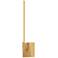 Pandora 21" High Brushed Gold ADA LED Wall Sconce