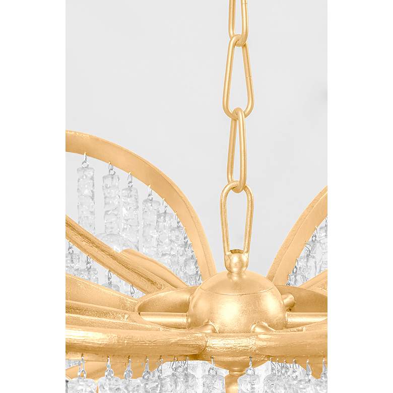 Image 4 Pandora Gold Leaf 5 Light Chandelier more views