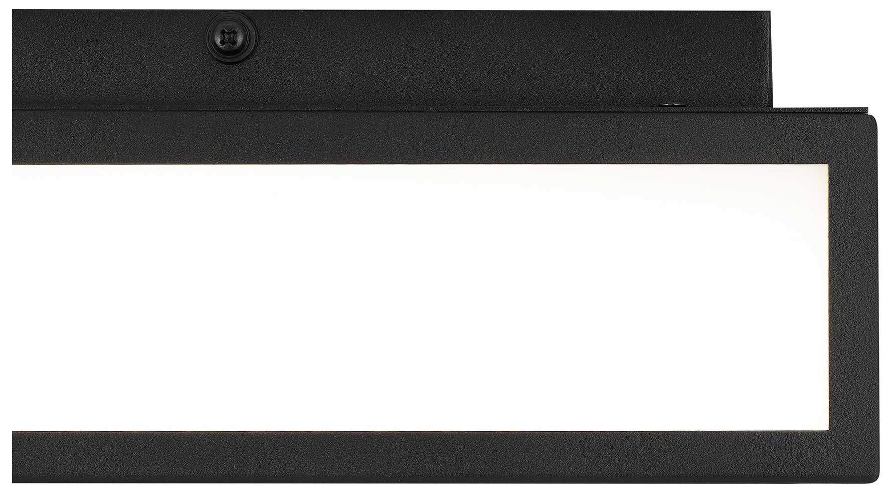 Image 5 Panel Square 10" Wide Sand Black LED Outdoor Ceiling Light more views