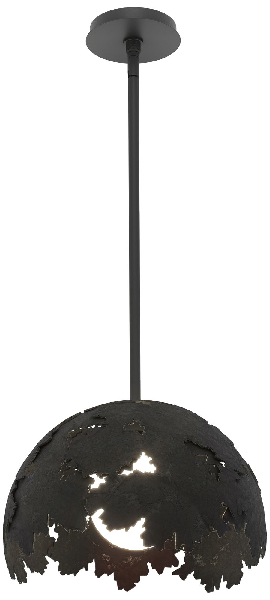 Pangea 15" Wide Black Kitchen Pendant - Made to Order
