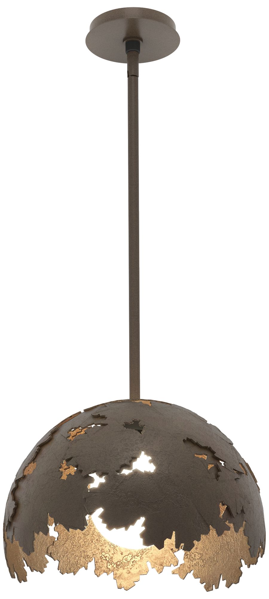 Pangea 15" Wide Bronze Kitchen Pendant - Made to Order