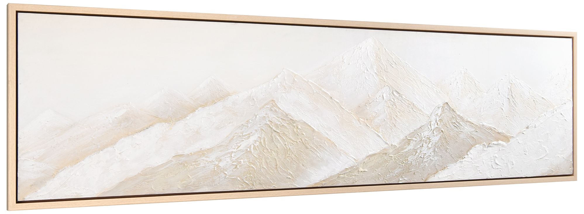 Image 2 Panoramic Peaks 72" Wide Rectangular Framed Canvas Wall Art more views