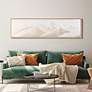 4_Panoramic Peaks 72" Wide Rectangular Framed Canvas Wall Art more views