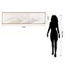 Panoramic Peaks 72" Wide Rectangular Framed Canvas Wall Art