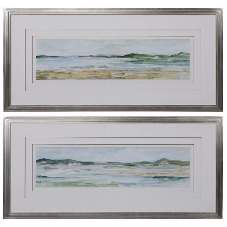 Image 1 Panoramic Seascape Set of 2 Framed Prints