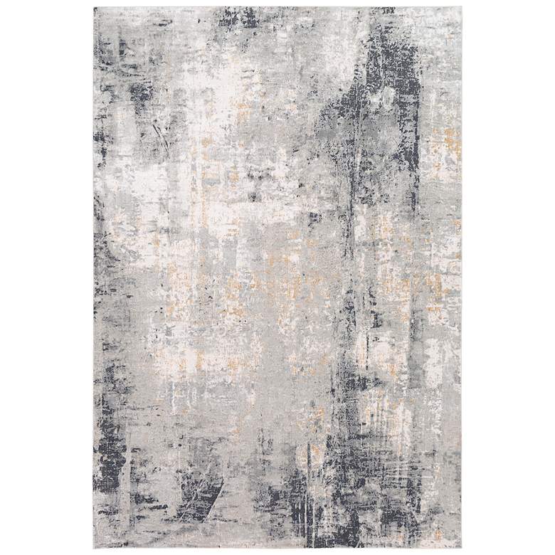 Image 2 Paoli 71511 5&#39;x8&#39; Gray and Off-White Rectangular Area Rug