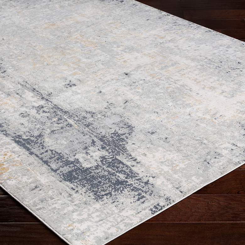 Image 3 Paoli 71511 5&#39;x8&#39; Gray and Off-White Rectangular Area Rug more views
