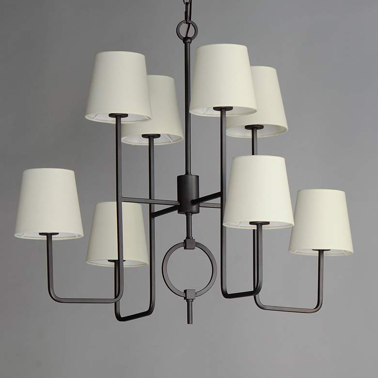 Image 2 Paoli 8-Light Chandelier Charcoal Bronze more views
