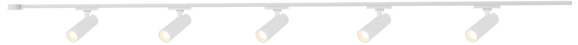 Paolo 5 Light (2-in) White dimmable 4000K LED Trilo Track Ceiling Kit