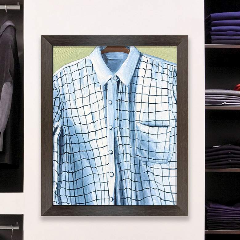 Image 1 Papa's Shirts I 35"W x 44"H Framed Art