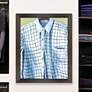 1_Papa's Shirts I 35"W x 44"H Framed Art
