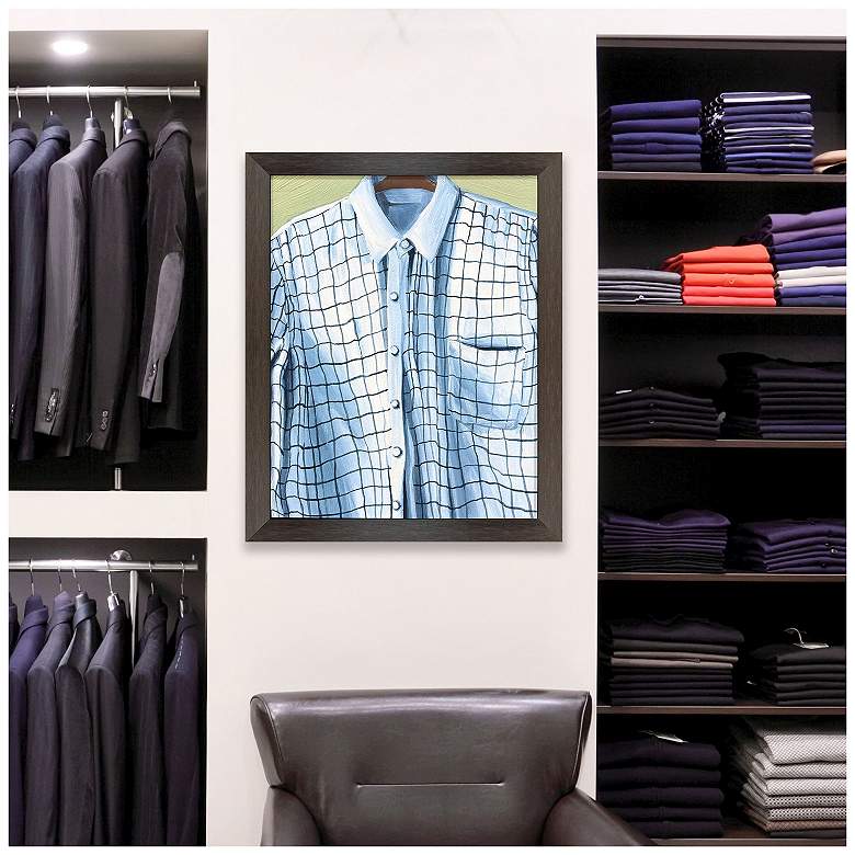 Image 5 Papa's Shirts I 35"W x 44"H Framed Art more views