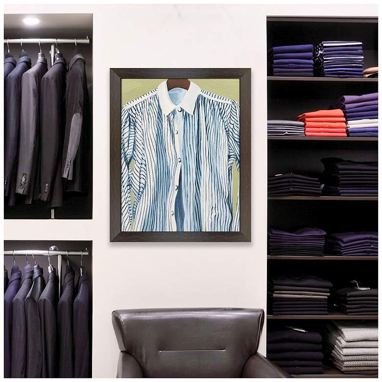 Image 5 Papa's Shirts II 35"W x 44"H Framed Art more views