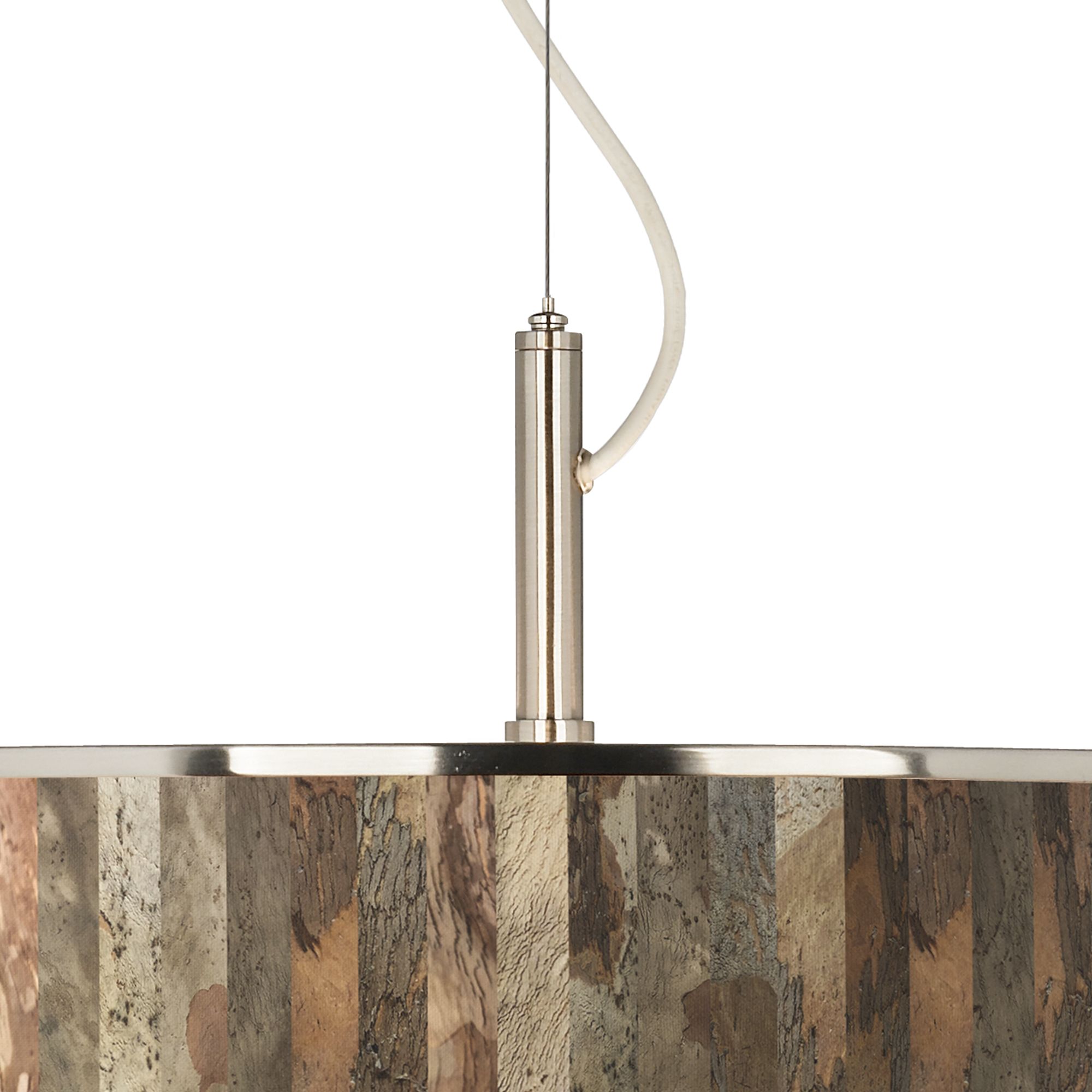 Image 2 Paper Bark Giclee Glow 20" Wide Pendant Light more views