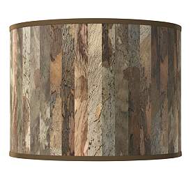 Image1 of Paper Bark Giclee Lamp Shade 13.5x13.5x10 (Spider)