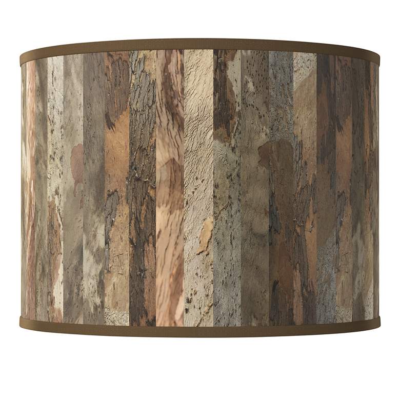 Image 1 Paper Bark Giclee Lamp Shade 13.5x13.5x10 (Spider)