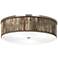 Paper Bark Giclee Nickel 20 1/4" Wide Ceiling Light