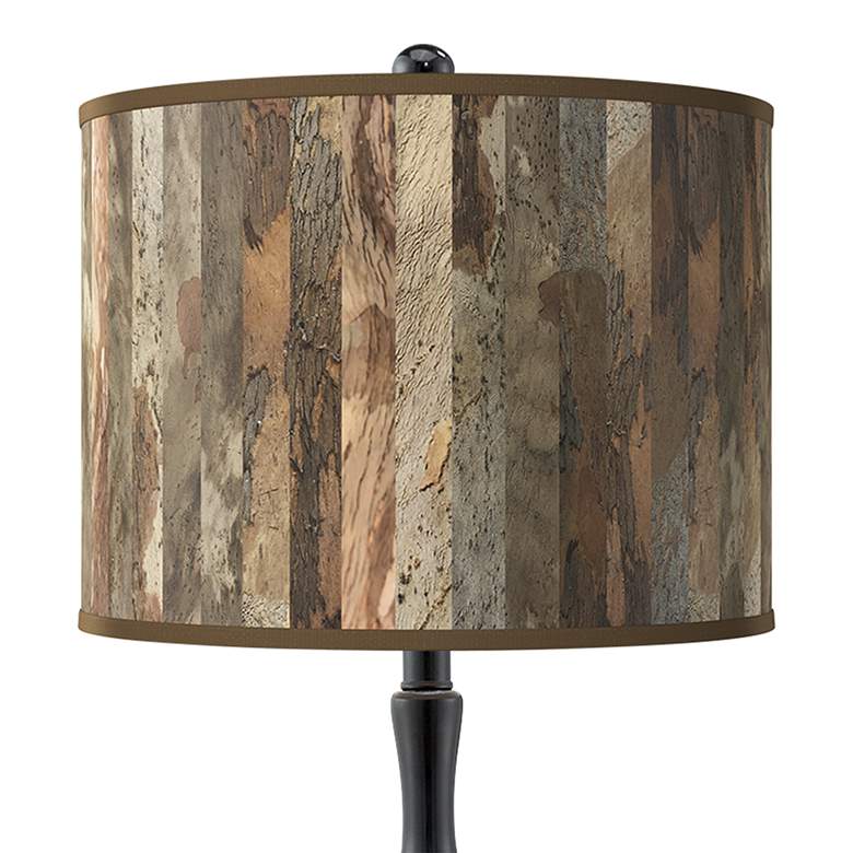 Image 2 Paper Bark Giclee Paley Black Table Lamp more views