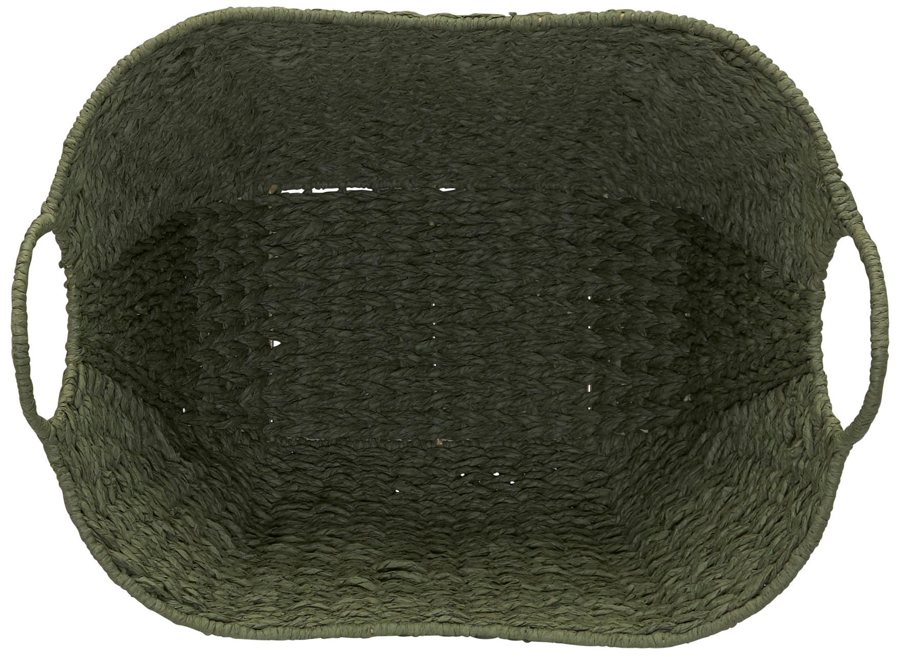 Image 6 Paper Rope Basket with Handles, Natural Woven Storage Basket more views