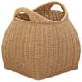 2_Paper Rope Basket with Handles, Natural
