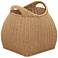 Paper Rope Basket with Handles, Natural