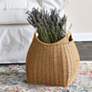 1_Paper Rope Basket with Handles, Natural