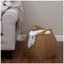 3_Paper Rope Basket with Handles, Natural more views