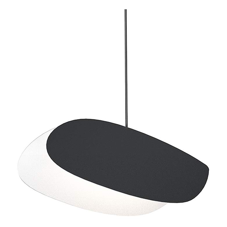 Image 1 Papillons 12.5 inch LED Pendant - Satin Black