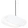 Papillons 12.5" LED Pendant - Satin White