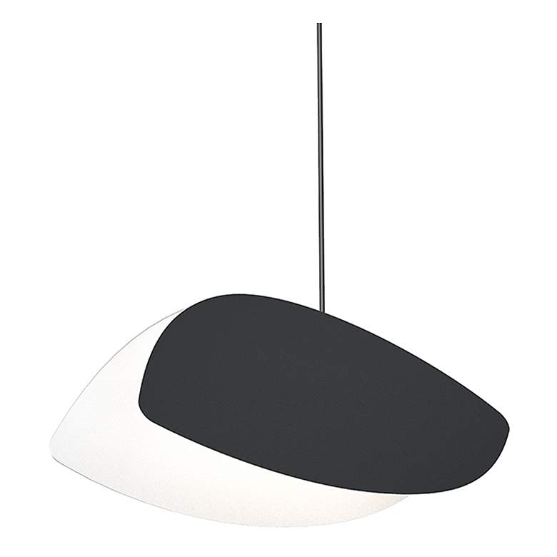 Image 1 Papillons 12 inch LED Pendant - Satin Black