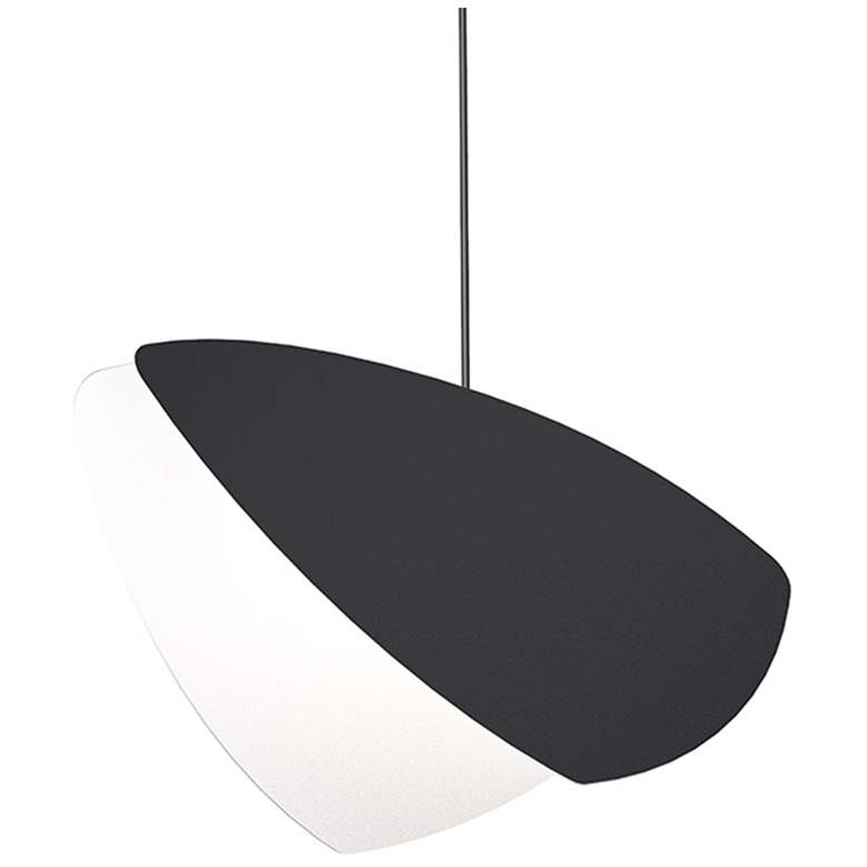 Image 1 Papillons 13 inch LED Pendant - Satin Black