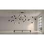 2_Papillons 24-Light Swag LED Pendant - Satin Black - Satin Black more views