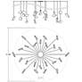 4_Papillons 24-Light Swag LED Pendant - Satin Black - Satin Black more views