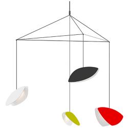 Papillons 4-Light Large LED Pendant - Satin Black