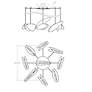 2_Papillons 9-Light Swag LED Pendant - Satin Black - Satin Black more views
