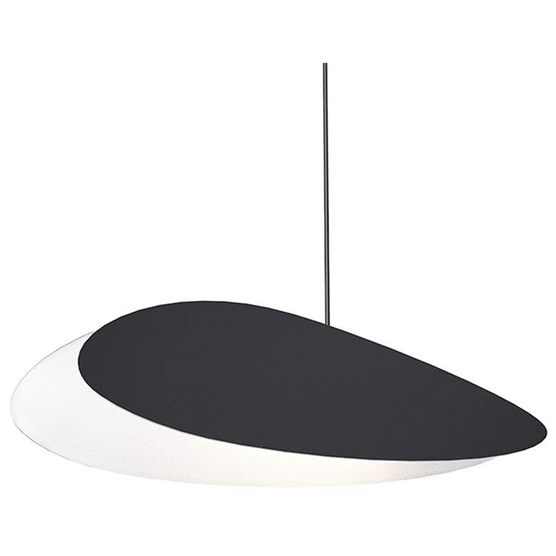 Image 1 Papillons™ 16" Wide Satin Black LED Pendant Light