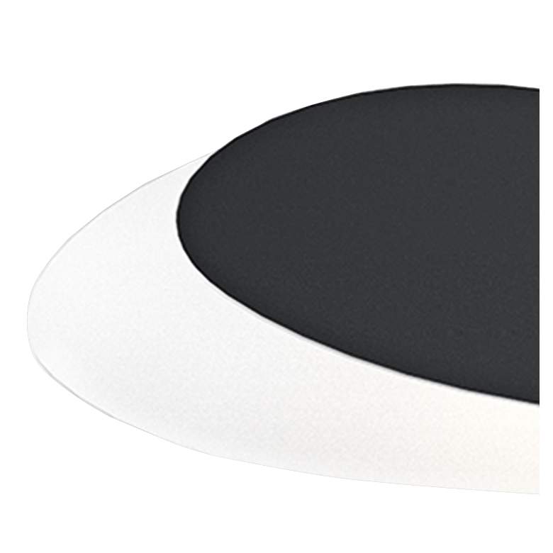 Image 2 Papillons™ 16" Wide Satin Black LED Pendant Light more views