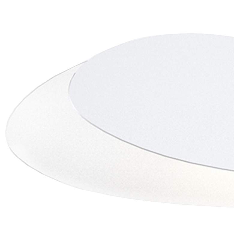 Image 2 Papillons™ 16" Wide Satin White LED Pendant Light more views