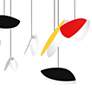 2_Papillons™ 30"W Multi-Color 13-Light LED Pendant Light more views