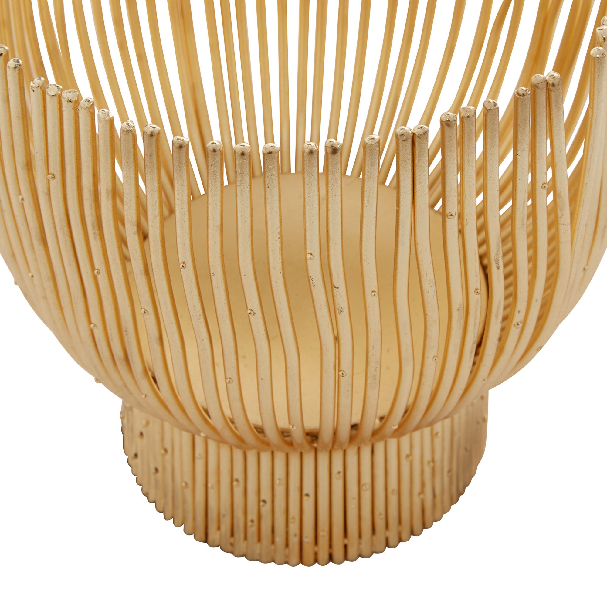 Image 4 Pappas Gold Metal Votive Candle Holders Set of 2 more views