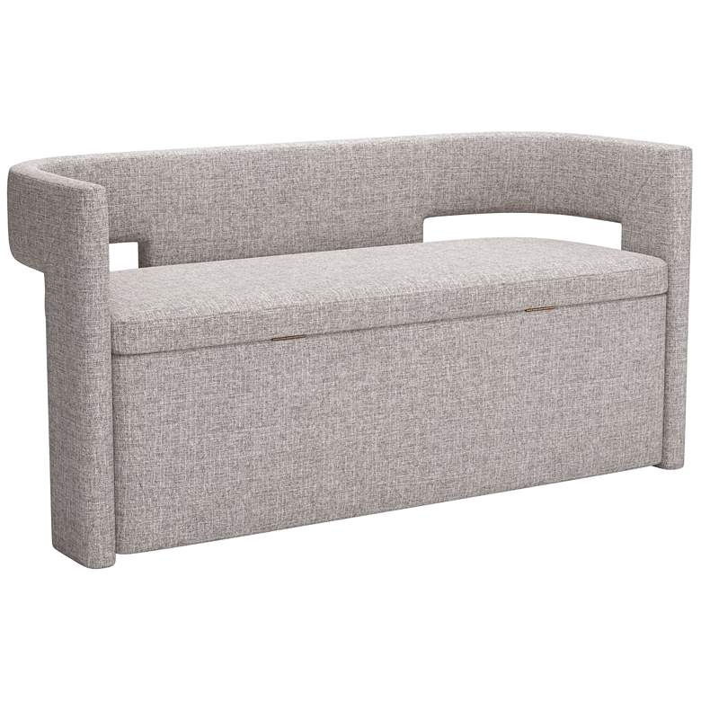 Image 1 Papua Storage Bench Gray