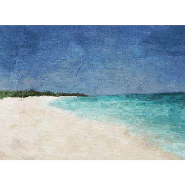 Image 1 Paradise Beach 22 inch Wide Canvas Wall Art